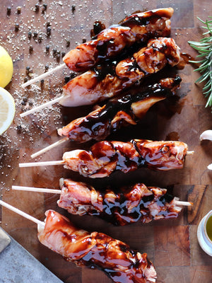 Honey Soy Chicken Kebabs