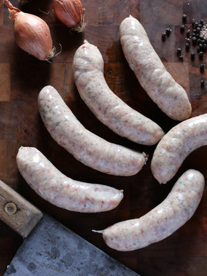 Pork and Apple Cider Sausages